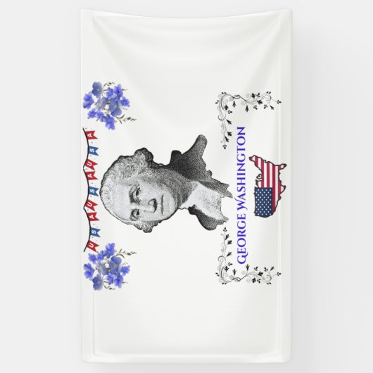 Washington's Contribution Spandoek (Verticaal)