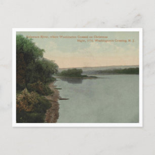 Washington's Crossing NJ, Delaware River 1911 Briefkaart