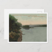 Washington's Crossing NJ, Delaware River 1911 Briefkaart (Voorkant / Achterkant)