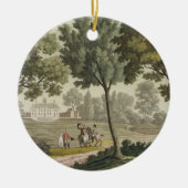Washington's huis op Mount Vernon, van Le Costu Keramisch Ornament (Voorkant)