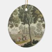Washington's huis op Mount Vernon, van Le Costu Keramisch Ornament (Links)