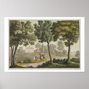 Washington's huis op Mount Vernon, van Le Costu Poster