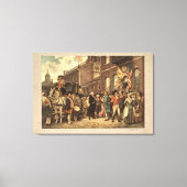 Washington's Inauguration in Philadelphia Canvas Afdruk (Voorkant)
