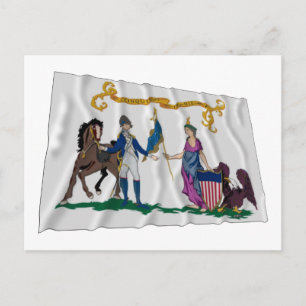 Washington's Lifeguard Flag Briefkaart