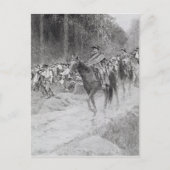 Washington's Retreat van Great Meadows Briefkaart (Voorkant)