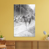 Washington's Retreat van Great Meadows Canvas Afdruk (Insitu (Woonkamer))