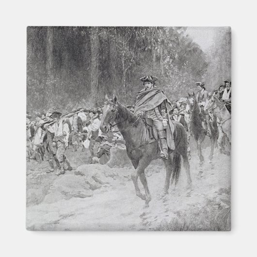 Washington's Retreat van Great Meadows Magneet (Voorkant)