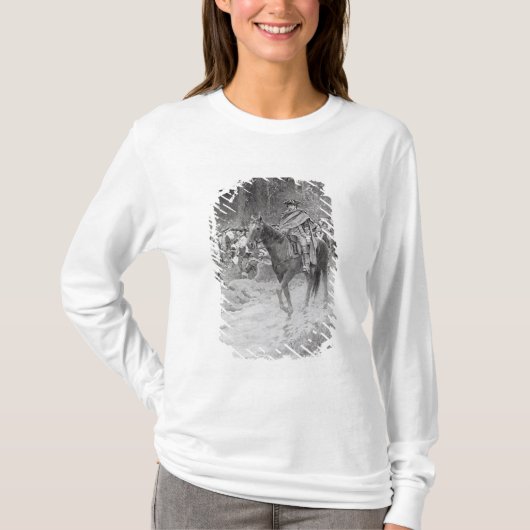 Washington's Retreat van Great Meadows T-shirt (Voorkant)