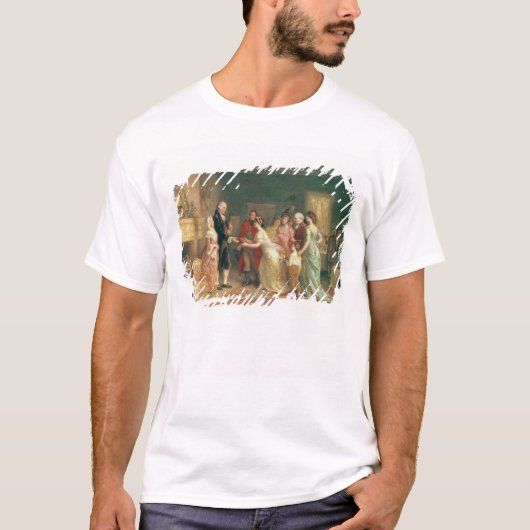 Washington's verjaardag, 1798 t-shirt (Voorkant)