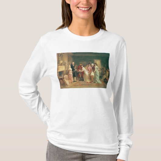 Washington's verjaardag, 1798 t-shirt (Voorkant)