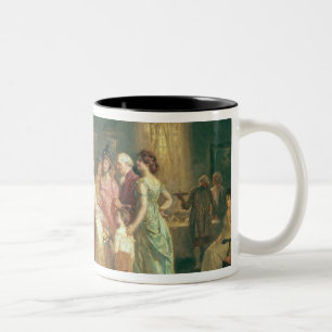 Washington's verjaardag, 1798 tweekleurige koffiemok