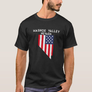 Washoe Valley Nevada USA State America Travel Neva T-shirt