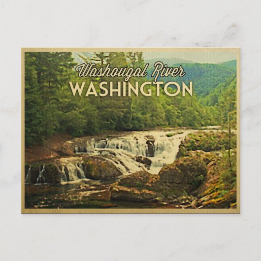Washougal River Washington Briefkaart (Voorkant)
