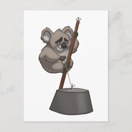 Washtub-Playin" Koala Briefkaart (Voorkant)
