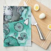 Washy Green Kitchen Towel Theedoek (Quarter Fold)