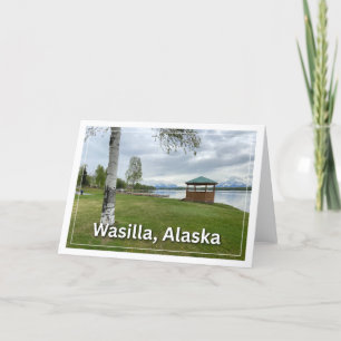 Wasilla Alaska Blank Wenskaart Bedankkaart