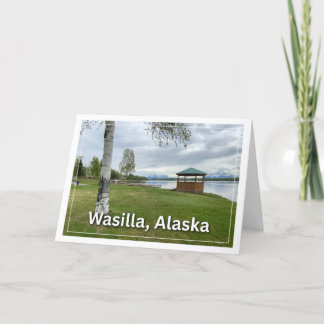 Wasilla Alaska Blank Wenskaart Bedankkaart