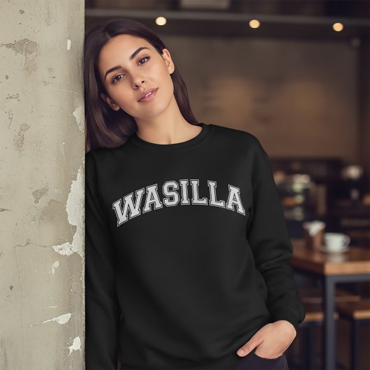 WASILLA Universitair Stijl Sweater Amerika College