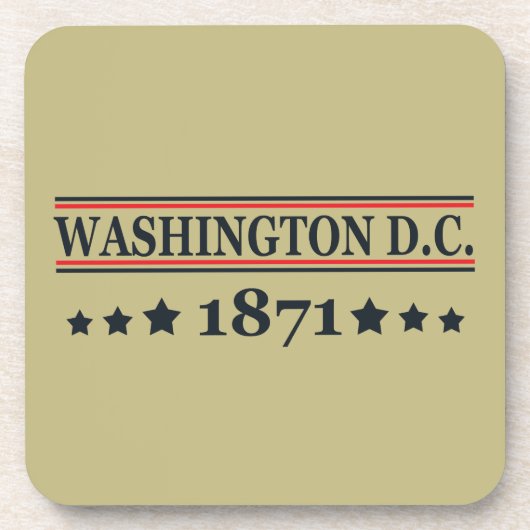 wasington dc bier onderzetter (Voorkant)