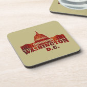 wasington dc bier onderzetter (Linkerzijde)