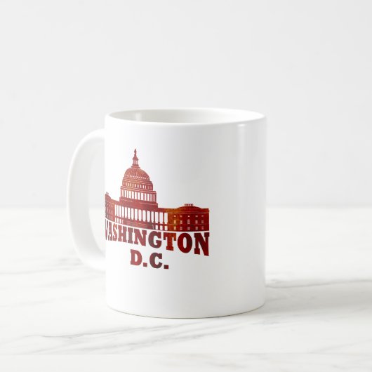 wasington dc koffiemok (Voorkant links)