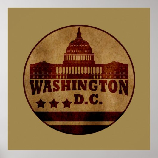 wasington dc poster (Voorkant)