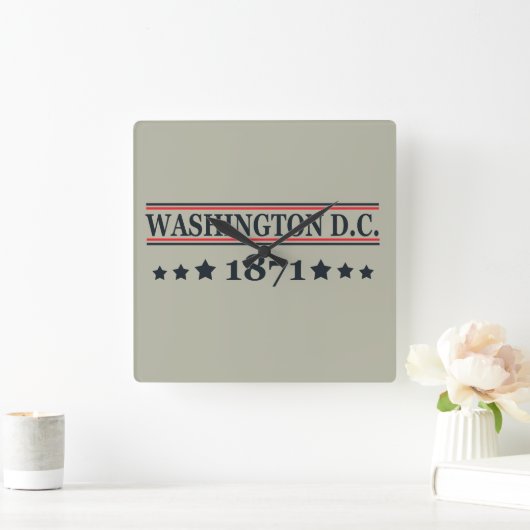 wasington dc vierkante klok (Huis)