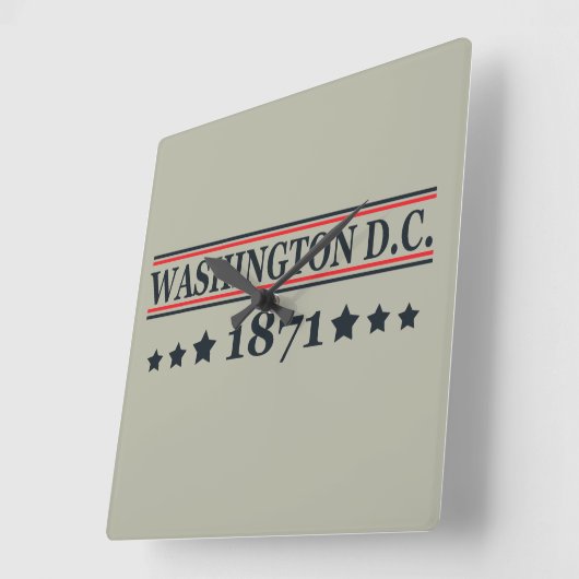 wasington dc vierkante klok (Hoek)