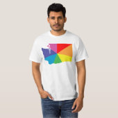 wasington kleurburst t-shirt (Voorkant volledig)
