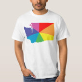 wasington kleurburst t-shirt (Voorkant)