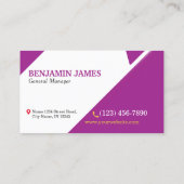 Wasinrichting onder druk visitekaartje (Achterkant)