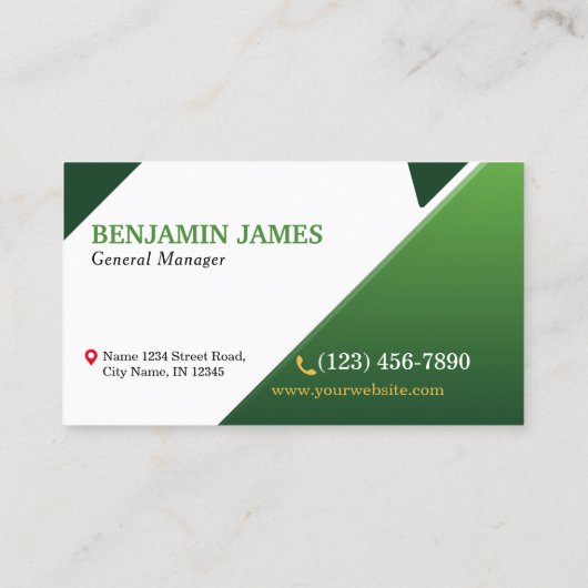 Wasinrichting onder druk visitekaartje (Achterkant)