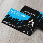 Wasinrichting onder druk visitekaartje