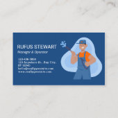 Wasinrichting onder druk visitekaartje (Achterkant)