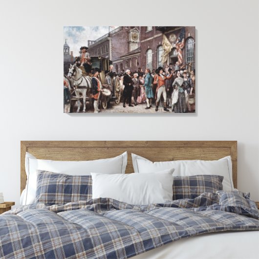  wasinstallatie in Philadelphia Canvas Afdruk (Insitu (Slaapkamer))