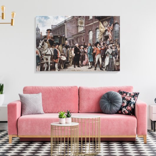  wasinstallatie in Philadelphia Canvas Afdruk (Insitu (Woonkamer))