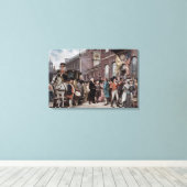 wasinstallatie in Philadelphia Canvas Afdruk (Insitu (Houten vloer))