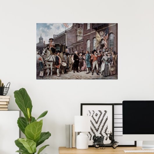  wasinstallatie in Philadelphia Poster (Thuiskantoor)