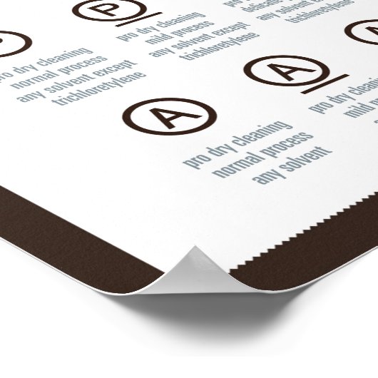 Wasjes Poster (Hoek)