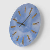 Waskamer Clothespin Sky Grote Klok (Hoek)