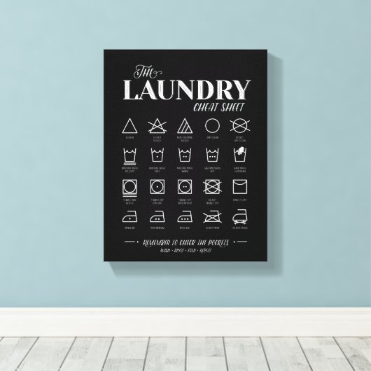 Waskamer — kaasblad canvas afdruk (Insitu (Houten vloer))