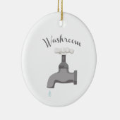 Waskamer Keramisch Ornament (Rechts)