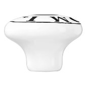 Waskamer Keramische Knop (Zijkant)