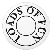 Waskamer Keramische Knop (Voorkant)