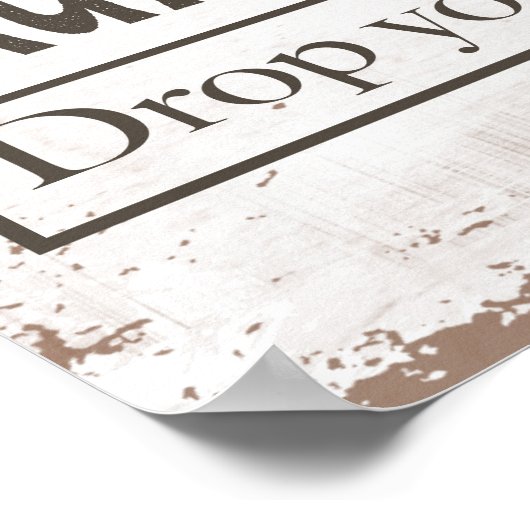 Waskamer Poster (Hoek)