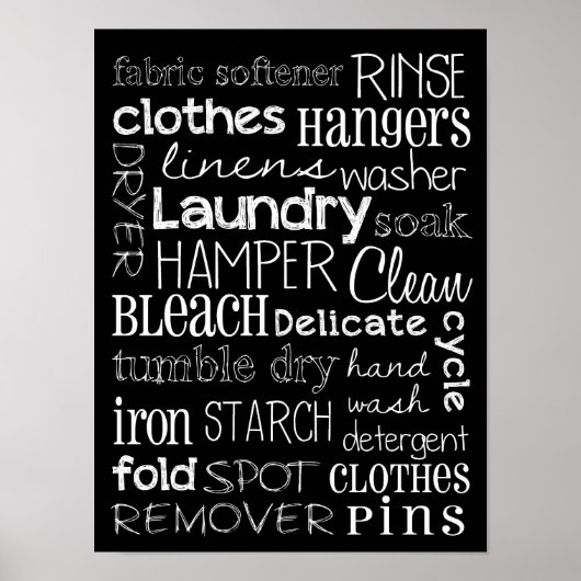 Waskamer Poster (Voorkant)