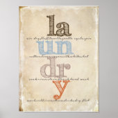 Waskamer Poster (Voorkant)