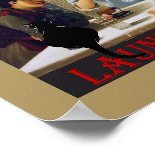  waskamer — Poster Noir (Hoek)