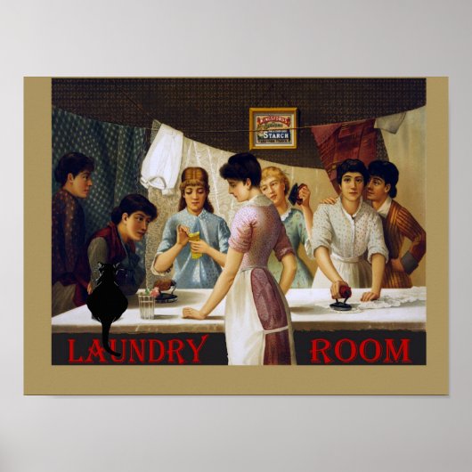  waskamer — Poster Noir (Voorkant)