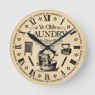waskamer ronde klok